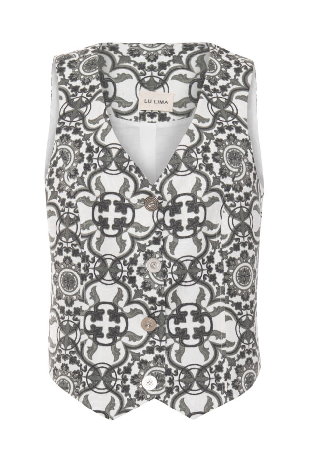 Colete Jacquard